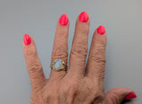 Ethiopian Opal, 14kt Gold Ring