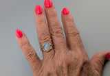 Ethiopian Opal, 14kt Gold Ring
