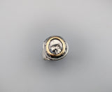 Athena AR Hemidrachm, Sterling Silver and 14kt Gold Ring