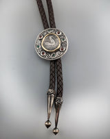 Danubian Celtic AR Tetradrachm in Sterling Silver and 14kt Gold Bolo