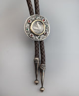 Danubian Celtic AR Tetradrachm in Sterling Silver and 14kt Gold Bolo
