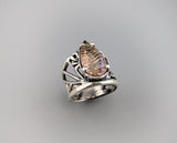 Fancy Cut Ametrine Sterling Silver Ring