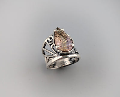 Fancy Cut Ametrine Sterling Silver Ring