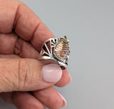 Fancy Cut Ametrine Sterling Silver Ring