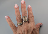Rutilated Quartz Sterling Silver Ring