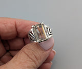 Rutilated Quartz Sterling Silver Ring