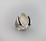 Rutilated Quartz Sterling Silver Ring