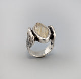Rutilated Quartz Sterling Silver Ring
