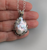 Freshwater Pearl, Sterling Silver Pendant