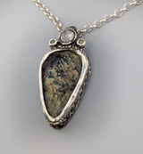 Ancient Bactrian Glass, Sterling Silver Pendant