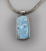 Larimar Sterling Silver Pendant