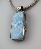 Larimar Sterling Silver Pendant