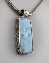 Larimar Sterling Silver Pendant