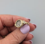 Bee, AR Diobol, 14kt Gold Ring with Rose Cut Diamonds