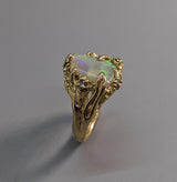 Lightning Ridge Opal, 14kt Gold Ring