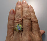 Lightning Ridge Opal, 14kt Gold Ring