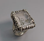 Pyritized Quartz Sterling Silver Ring
