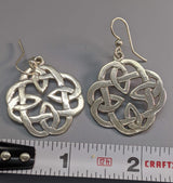 Book of Kells Medium Sterling Silver Earrings
