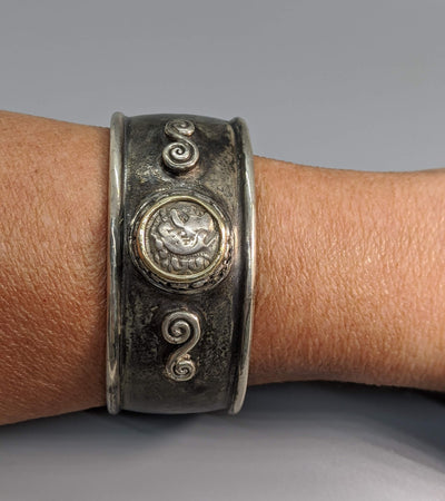 Alexander the Great, AR Drachm, Sterling Silver Bracelet