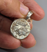 Sterling Silver Ancient Coin Replica, Pegasus Stater