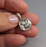 Sterling Silver Ancient Coin Replica, Pegasus