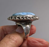 Larimar Sterling Silver Ring