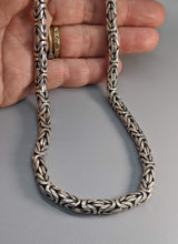 22" 6 mm Sterling Silver Balinese Chain