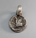 Sterling Silver Ancient Coin Replica, Pan