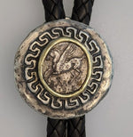 Pegasus, AR Stater, Sterling Silver and 14kt Gold Bolo